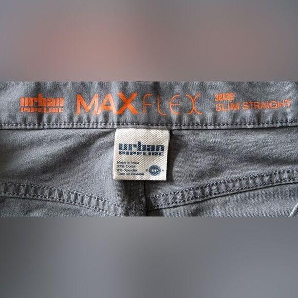 NWOT … URBAN PIPELINE “Size: 32 x 32” Max Flex Slim Straight Pants - Picture 5 of 5